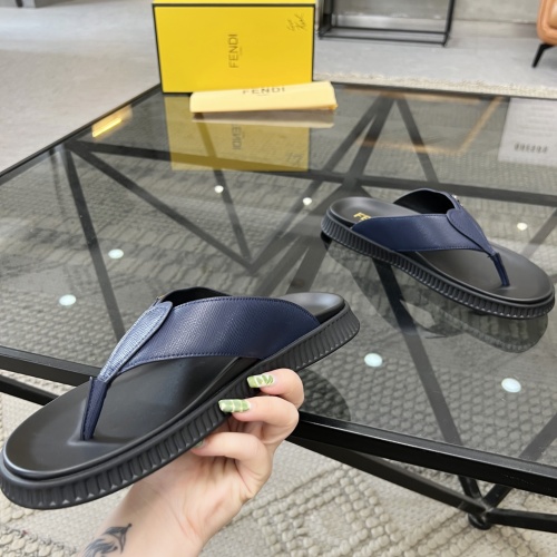 Replica Fendi Slippers For Men #1208599 $64.00 USD for Wholesale