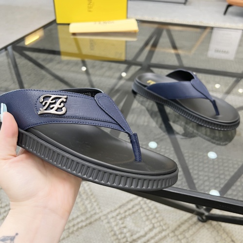 Replica Fendi Slippers For Men #1208599 $64.00 USD for Wholesale