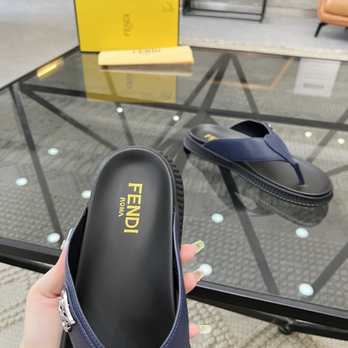 Replica Fendi Slippers For Men #1208599 $64.00 USD for Wholesale