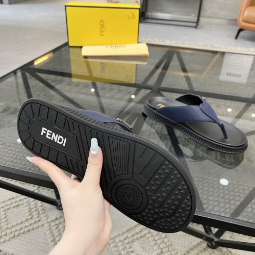 Replica Fendi Slippers For Men #1208599 $64.00 USD for Wholesale