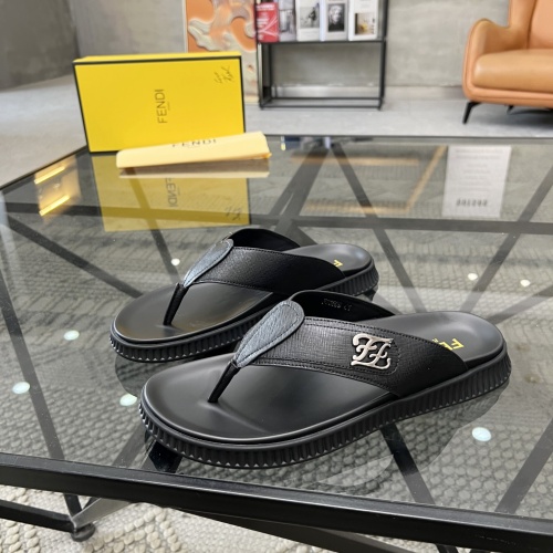 Fendi Slippers For Men #1208600 $64.00 USD, Wholesale Replica Fendi Slippers