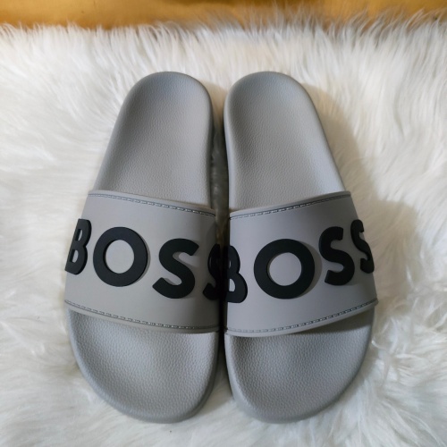 Boss Slippers For Men #1208680 $48.00 USD, Wholesale Replica Boss Slippers