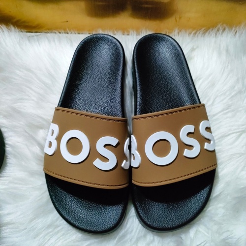 Boss Slippers For Men #1208690 $48.00 USD, Wholesale Replica Boss Slippers