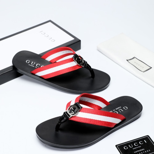 Replica Gucci Slippers For Men #1208737 $40.00 USD for Wholesale