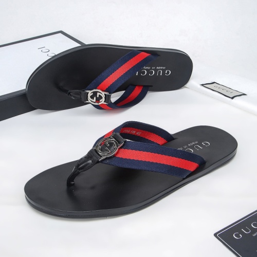 Replica Gucci Slippers For Men #1208739 $40.00 USD for Wholesale