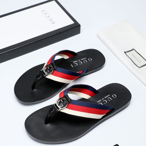 Gucci Slippers For Men #1208740 $40.00 USD, Wholesale Replica Gucci Slippers