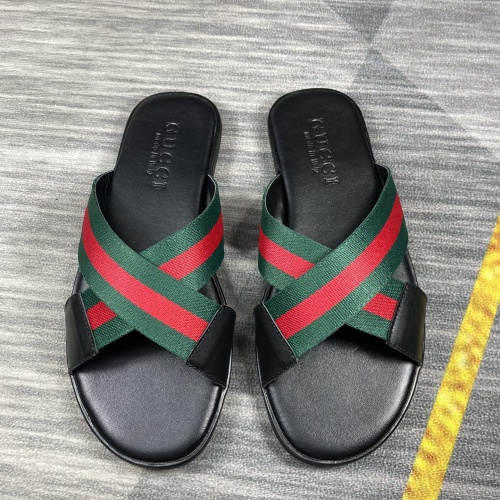 Gucci Slippers For Men #1208810 $40.00 USD, Wholesale Replica Gucci Slippers