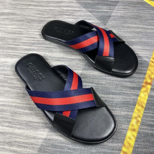 Replica Gucci Slippers For Men #1208812 $40.00 USD for Wholesale