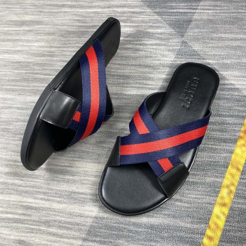 Replica Gucci Slippers For Men #1208812 $40.00 USD for Wholesale