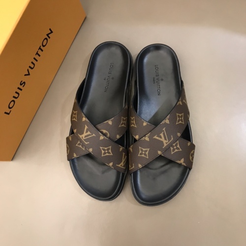 Louis Vuitton Slippers For Men #1208956 $48.00 USD, Wholesale Replica Louis Vuitton Slippers