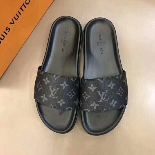 Louis Vuitton Slippers For Men #1208964 $48.00 USD, Wholesale Replica Louis Vuitton Slippers