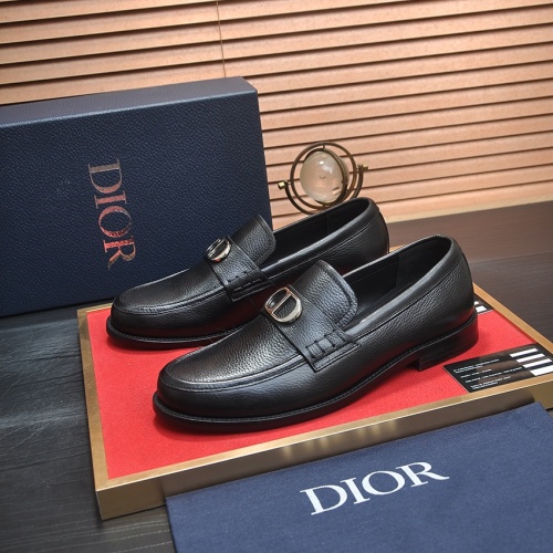 Christian Dior Leather Shoes For Men #1209064 $98.00 USD, Wholesale Replica Christian Dior Leather Shoes