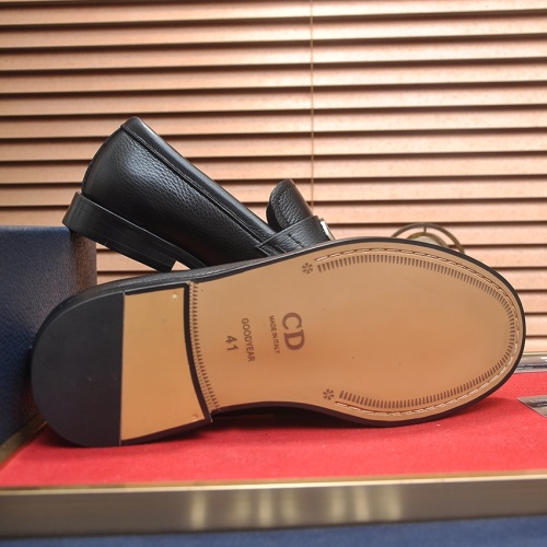 Replica Christian Dior Leather Shoes For Men #1209064 $98.00 USD for Wholesale