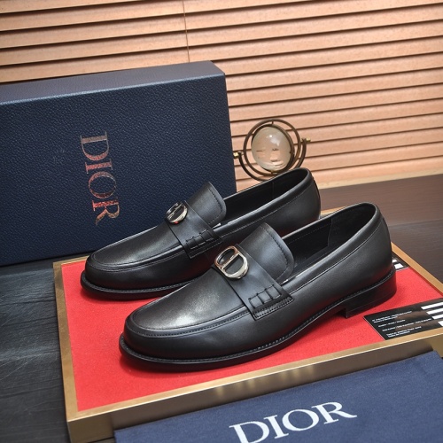 Christian Dior Leather Shoes For Men #1209065 $98.00 USD, Wholesale Replica Christian Dior Leather Shoes