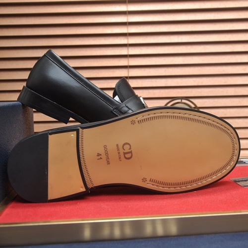 Replica Christian Dior Leather Shoes For Men #1209065 $98.00 USD for Wholesale