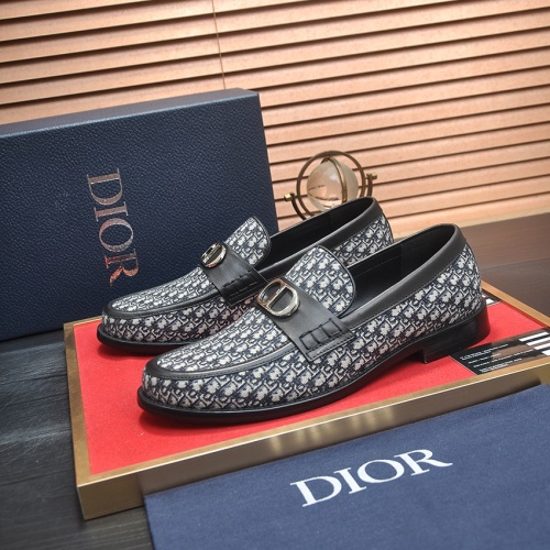 Christian Dior Leather Shoes For Men #1209067 $98.00 USD, Wholesale Replica Christian Dior Leather Shoes