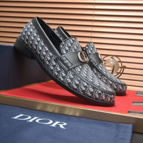 Replica Christian Dior Leather Shoes For Men #1209067 $98.00 USD for Wholesale