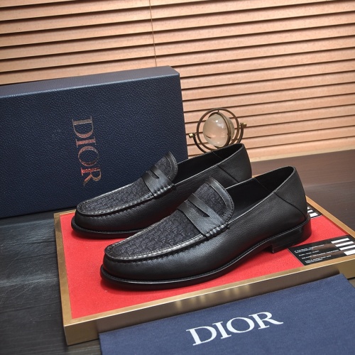 Christian Dior Leather Shoes For Men #1209070 $98.00 USD, Wholesale Replica Christian Dior Leather Shoes