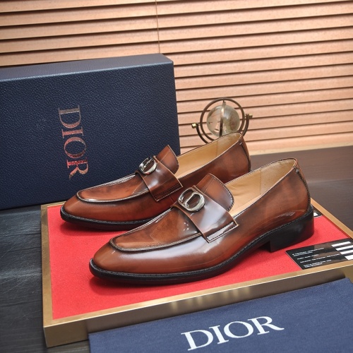 Christian Dior Leather Shoes For Men #1209071 $112.00 USD, Wholesale Replica Christian Dior Leather Shoes