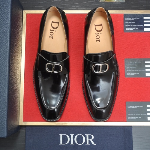 Replica Christian Dior Leather Shoes For Men #1209072 $112.00 USD for Wholesale