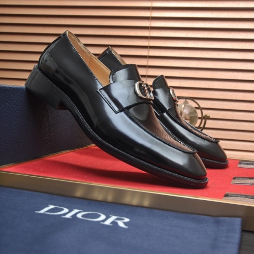 Replica Christian Dior Leather Shoes For Men #1209072 $112.00 USD for Wholesale