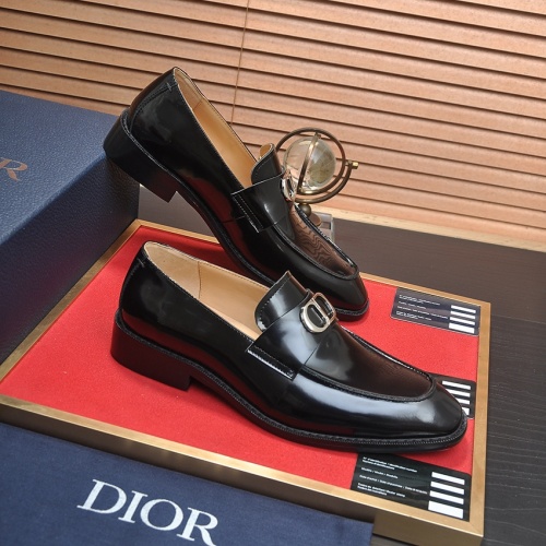 Replica Christian Dior Leather Shoes For Men #1209072 $112.00 USD for Wholesale