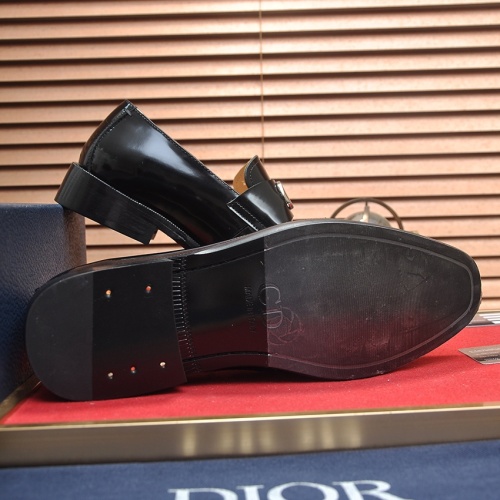 Replica Christian Dior Leather Shoes For Men #1209072 $112.00 USD for Wholesale