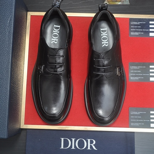 Replica Christian Dior Leather Shoes For Men #1209079 $92.00 USD for Wholesale