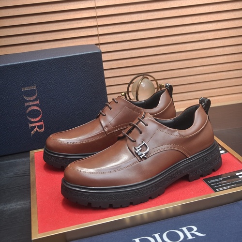 Christian Dior Leather Shoes For Men #1209081 $92.00 USD, Wholesale Replica Christian Dior Leather Shoes