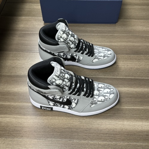 Replica Christian Dior High Top Shoes For Men #1209189 $155.00 USD for Wholesale