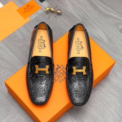 Hermes Leather Shoes For Men #1209242 $68.00 USD, Wholesale Replica Hermes Leather Shoes