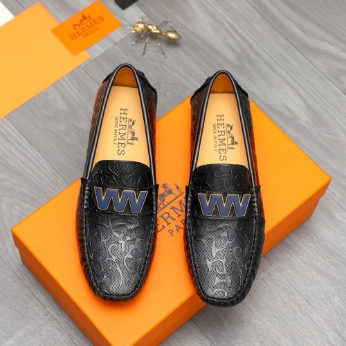 Hermes Leather Shoes For Men #1209243 $68.00 USD, Wholesale Replica Hermes Leather Shoes