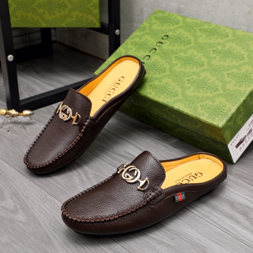 Gucci Slippers For Men #1209244 $64.00 USD, Wholesale Replica Gucci Slippers