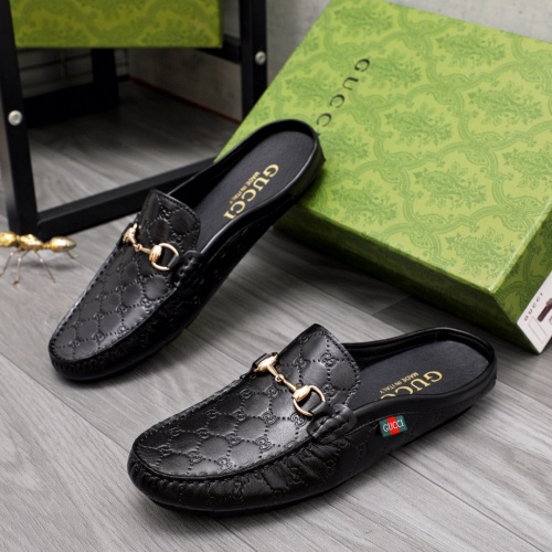 Gucci Slippers For Men #1209247 $64.00 USD, Wholesale Replica Gucci Slippers