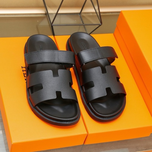 Replica Hermes Slippers For Men #1209251 $68.00 USD for Wholesale