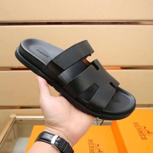 Replica Hermes Slippers For Men #1209251 $68.00 USD for Wholesale