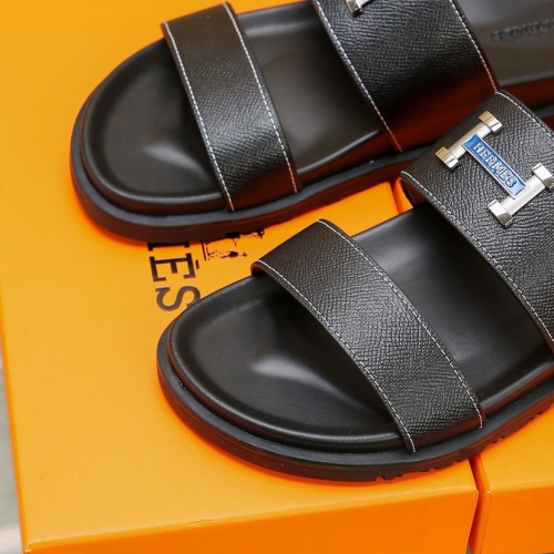 Replica Hermes Slippers For Men #1209253 $68.00 USD for Wholesale