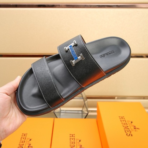 Replica Hermes Slippers For Men #1209253 $68.00 USD for Wholesale