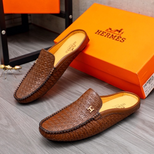 Hermes Slippers For Men #1209279 $64.00 USD, Wholesale Replica Hermes Slippers