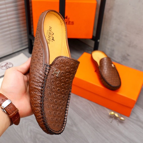 Replica Hermes Slippers For Men #1209279 $64.00 USD for Wholesale