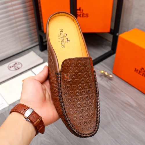 Replica Hermes Slippers For Men #1209279 $64.00 USD for Wholesale