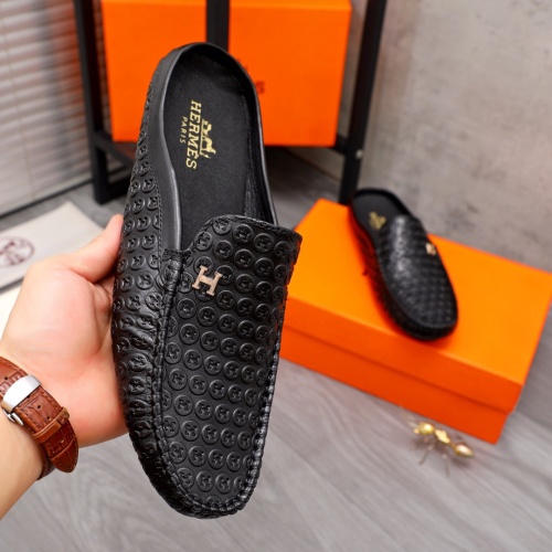 Replica Hermes Slippers For Men #1209280 $64.00 USD for Wholesale