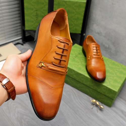 Replica Gucci Oxfords Shoes For Men #1209282 $82.00 USD for Wholesale