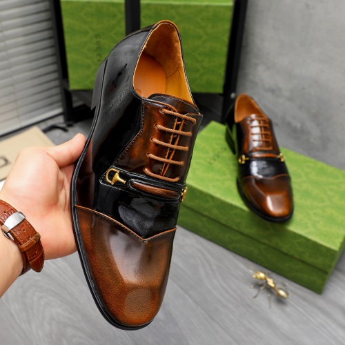 Replica Gucci Oxfords Shoes For Men #1209283 $82.00 USD for Wholesale