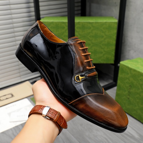 Replica Gucci Oxfords Shoes For Men #1209283 $82.00 USD for Wholesale