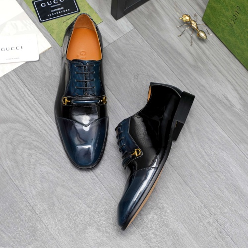 Replica Gucci Oxfords Shoes For Men #1209284 $82.00 USD for Wholesale