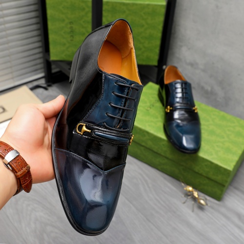 Replica Gucci Oxfords Shoes For Men #1209284 $82.00 USD for Wholesale