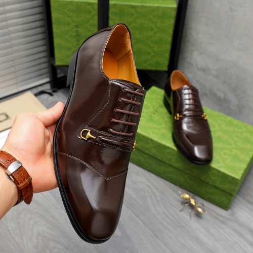 Replica Gucci Oxfords Shoes For Men #1209286 $140.00 USD for Wholesale