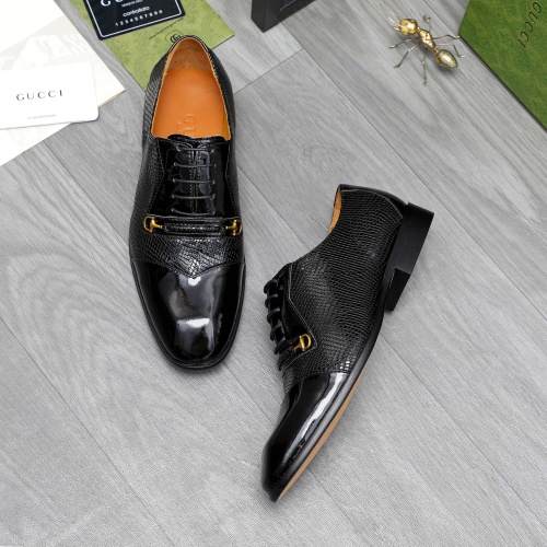 Replica Gucci Oxfords Shoes For Men #1209289 $82.00 USD for Wholesale