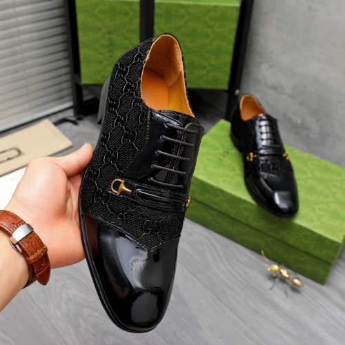 Replica Gucci Oxfords Shoes For Men #1209291 $82.00 USD for Wholesale